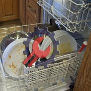 تمیز نشستن ظروف در ماشین ظرفشویی